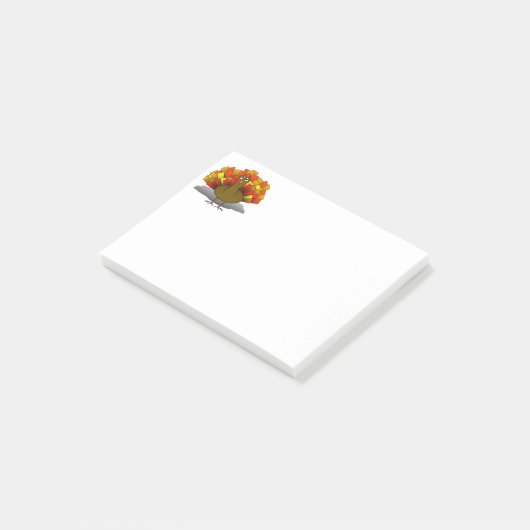 Thanksgiving Turkije Post-it® Notes (Schuin)