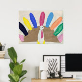 Thanksgiving Turkije Poster (Thuiskantoor)