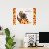 Thanksgiving Turkije Poster (Thuiskantoor)