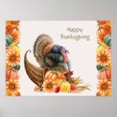 Thanksgiving Turkije Poster (Voorkant)