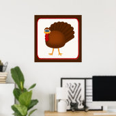 Thanksgiving Turkije Poster (Thuiskantoor)