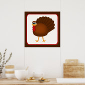 Thanksgiving Turkije Poster (Keuken)