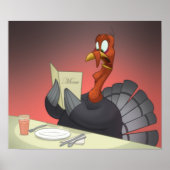 Thanksgiving Turkije Poster (Voorkant)