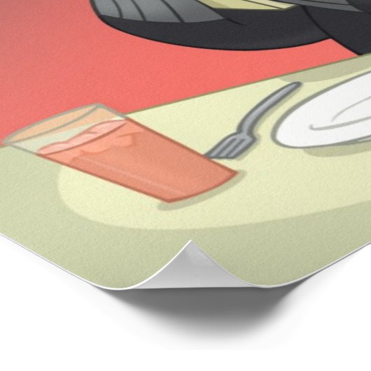 Thanksgiving Turkije Poster (Hoek)