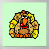 Thanksgiving Turkije Poster (Voorkant)