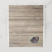 THANKSGIVING TURKIJE POTLOODTEKENING PLAATSKAARTJE (Buitenkant ongevouwen)