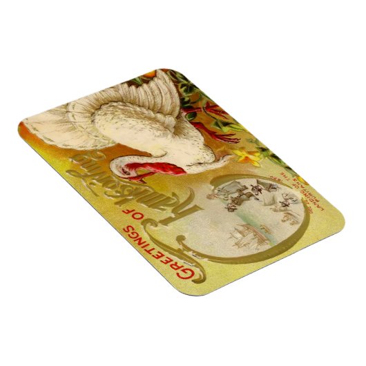  Thanksgiving Turkije Premium Flexi Magnet Magneet (Rechterzijde)