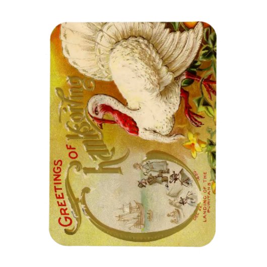  Thanksgiving Turkije Premium Flexi Magnet Magneet (Verticaal)