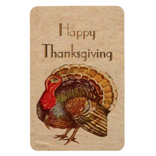  Thanksgiving Turkije Premium Flexi Magnet Magneet (Verticaal)