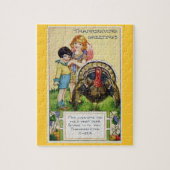 Thanksgiving  Turkije Puzzle Legpuzzel (Verticaal)