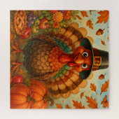 Thanksgiving Turkije Puzzle Legpuzzel (Horizontaal)
