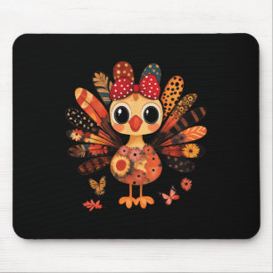 Thanksgiving Turkije Schattigee Coquette Bow Girl  Muismat