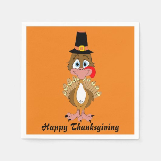 Thanksgiving Turkije Servet (Voorkant)