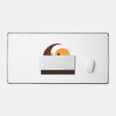 Thanksgiving Turkije Silhouet – Sunset Harvest SC Bureaumat (Keyboard & Muis)