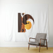 Thanksgiving Turkije Silhouet – Sunset Harvest SC Wandkleed (In Situ (horizontaal))