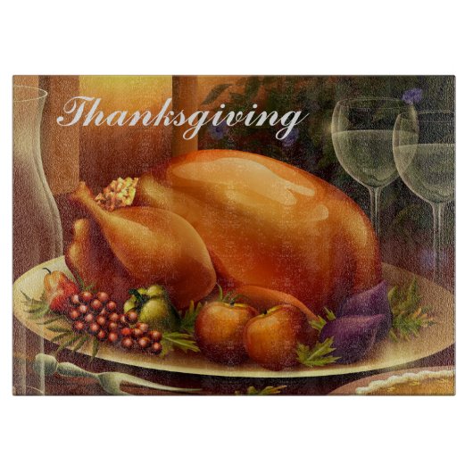 Thanksgiving Turkije Snijplank (Voorkant)