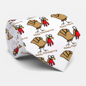 Thanksgiving Turkije Stropdas (Opgerold)