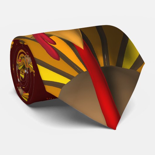 Thanksgiving Turkije Stropdas (Opgerold)