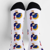 Thanksgiving Turkije Sustainable Premium Crew Sock Sokken (Top)