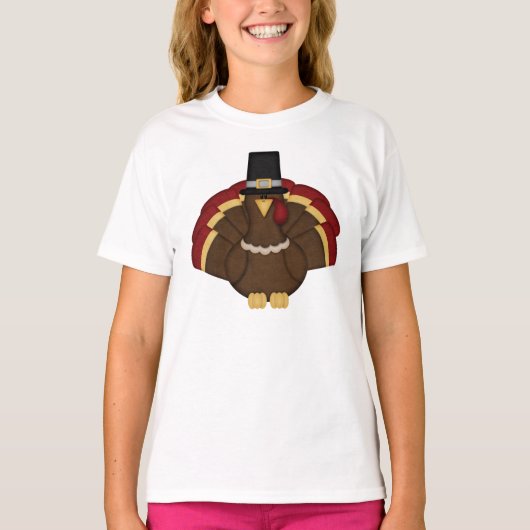 Thanksgiving Turkije T-shirt (Voorkant)