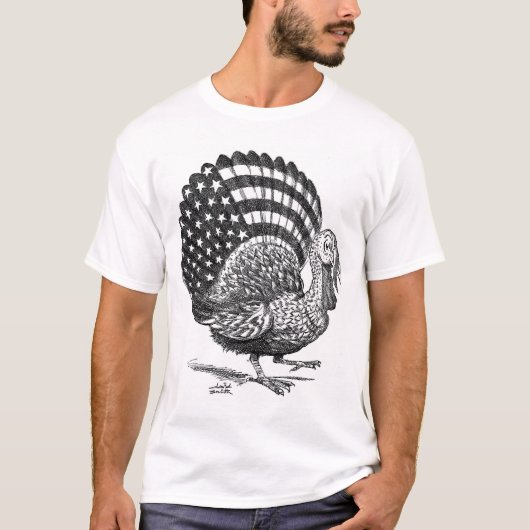 Thanksgiving Turkije T-shirt (Voorkant)