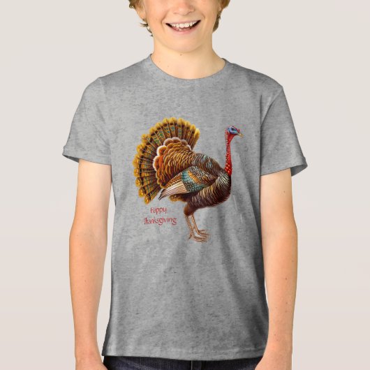 Thanksgiving Turkije T-Shirt (Voorkant)