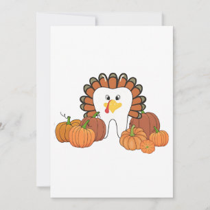Thanksgiving Turkije Tandheelkundige tandarts Kaart