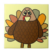 Thanksgiving Turkije Tegeltje (Voorkant)