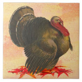 Thanksgiving Turkije Tegeltje (Voorkant)