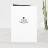 Thanksgiving Turkije tegen Humor Wingspread C Kaart (Achterkant)