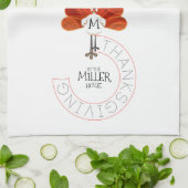 Thanksgiving Turkije Theedoek (Gevouwen)