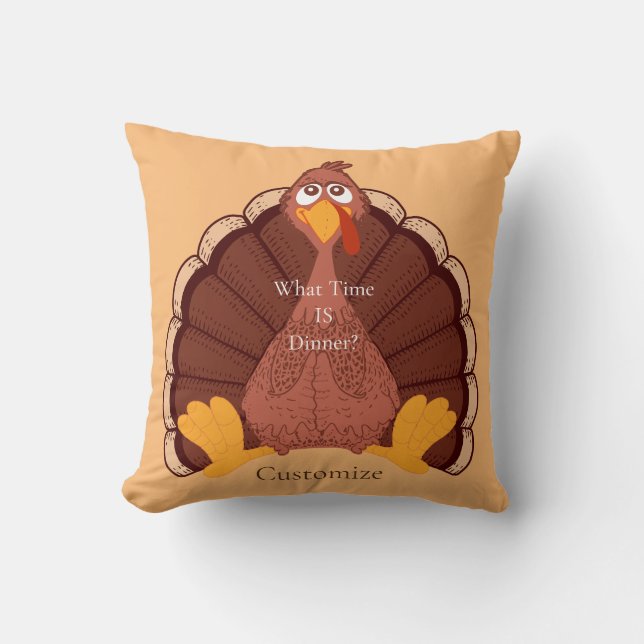 Thanksgiving Turkije Thunder_Cove Kussen (Voorkant)