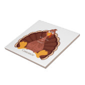 Thanksgiving Turkije Thunder_Cove Tegeltje (Zijkant)