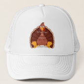 Thanksgiving Turkije Thunder_Cove Trucker Pet (Voorkant)