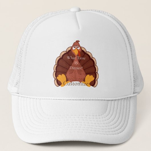 Thanksgiving Turkije Thunder_Cove Trucker Pet (Voorkant)