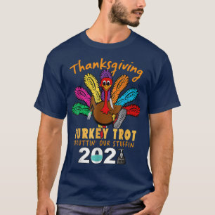 Thanksgiving Turkije trot ons in de steek T-shirt