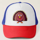 Thanksgiving Turkije Trucker Pet (Voorkant)