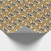 THANKSGIVING TURKIJE UNICORN, WEEFSELS CADEAUPAPIER (Hoek)