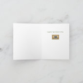 THANKSGIVING TURKIJE UNICORN, WEEFSELS KAART (Binnen)