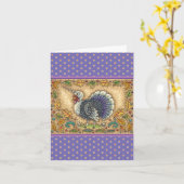 THANKSGIVING TURKIJE UNICORN, WEEFSELS KAART (Gele Bloem)