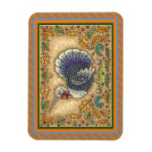 THANKSGIVING TURKIJE UNICORN, WEEFSELS MAGNEET (Verticaal)