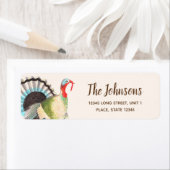 Thanksgiving Turkije | Vakantie | ADRESETIKETTEN Etiket (Insitu)