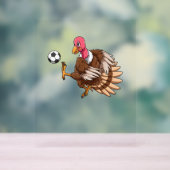 Thanksgiving Turkije voetbalsport T Acryl Bord (Neutraal)