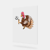 Thanksgiving Turkije voetbalsport T Acryl Bord (Hoek)