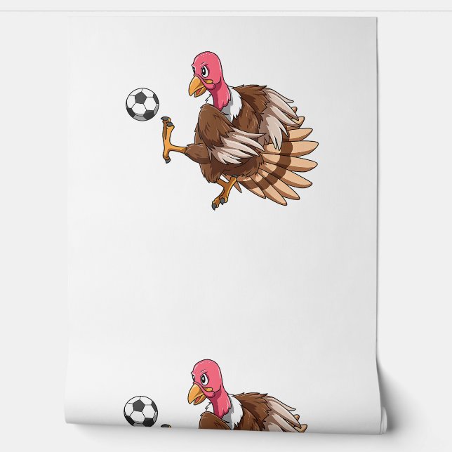 Thanksgiving Turkije voetbalsport T Behang (Afrollen)