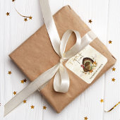 Thanksgiving Turkije Vogelgriep neemt een verdrag  Vierkante Sticker