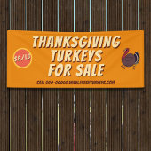 Thanksgiving Turkije Vogels Te Koop Business Banne Spandoek