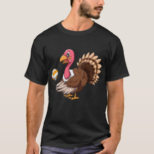 Thanksgiving Turkije Volleybal Spelen T-shirt