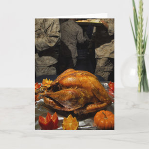Thanksgiving Turkije voor de militaire dienstplich Feestdagen Kaart