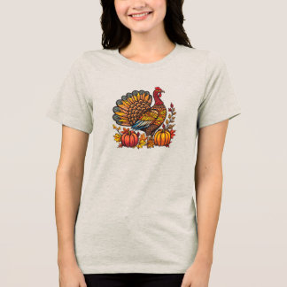 Thanksgiving Turkije Vrouwen T-shirt
